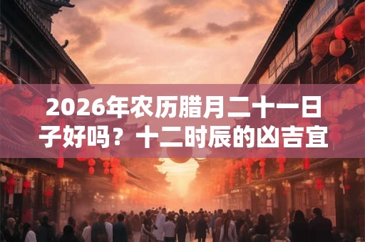 2026年农历腊月二十一日子好吗？十二时辰的凶吉宜忌