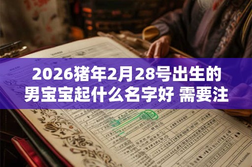 2026猪年2月28号出生的男宝宝起什么名字好 需要注意什么