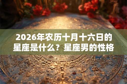 2026年农历十月十六日的星座是什么？星座男的性格如何？