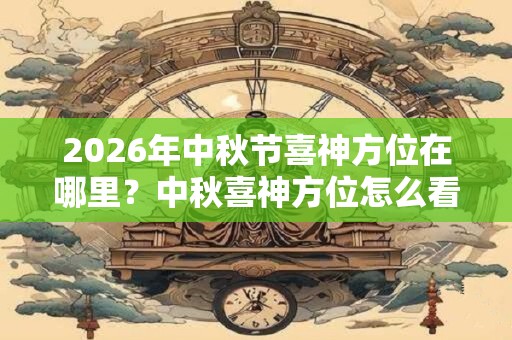 2026年中秋节喜神方位在哪里?中秋喜神方位怎么看? 2026年中秋节喜神方位在哪里?中秋喜神方位怎么看?