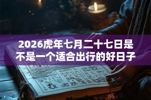 2026虎年七月二十七日是不是一个适合出行的好日子？
