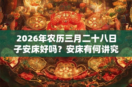 2026年农历三月二十八日子安床好吗？安床有何讲究？