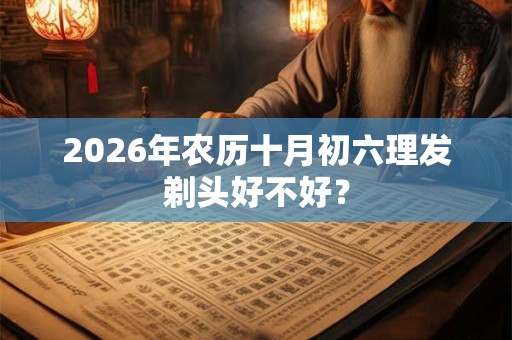 2026年农历十月初六理发剃头好不好？