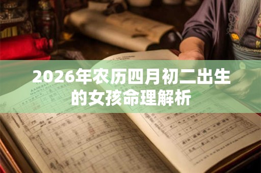 2026年农历四月初二出生的女孩命理解析