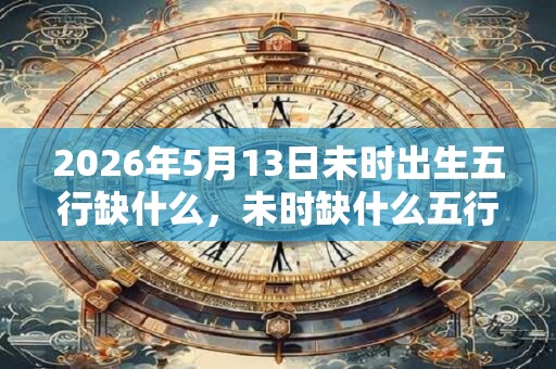 2026年5月13日未时出生五行缺什么，未时缺什么五行