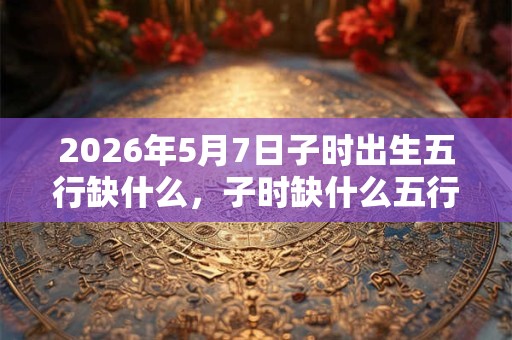 2026年5月7日子时出生五行缺什么,子时缺什么五行 2026年5月7日子时出生五行缺什么,子时缺什么五行