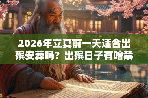 2026年立夏前一天适合出殡安葬吗？出殡日子有啥禁忌？