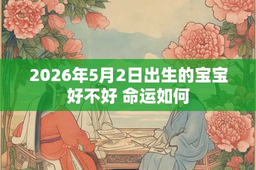 2026年5月2日出生的宝宝好不好 命运如何
