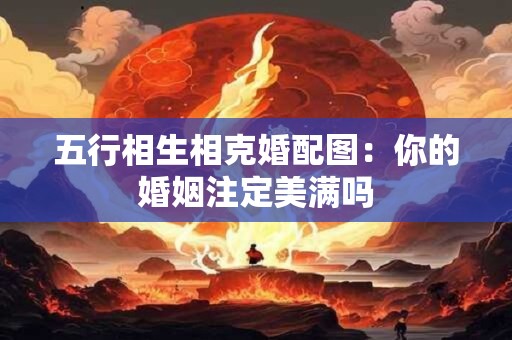 五行相生相克婚配图：你的婚姻注定美满吗