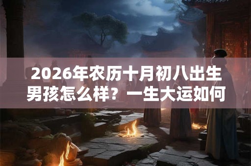 2026年农历十月初八出生男孩怎么样？一生大运如何？