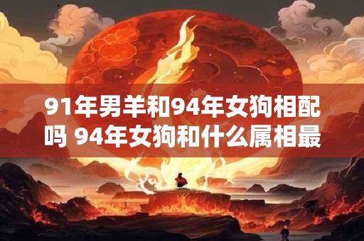 91年男羊和94年女狗相配吗 94年女狗和什么属相最好