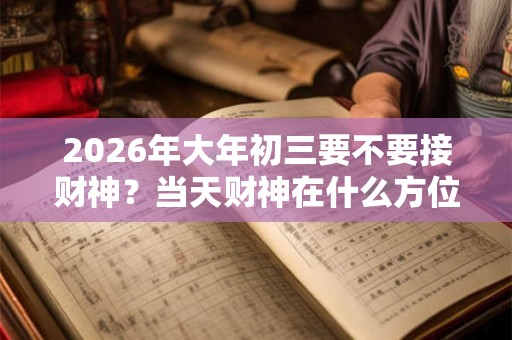 2026年大年初三要不要接财神?当天财神在什么方位? 2026年大年初三要不要接财神?当天财神在什么方位?