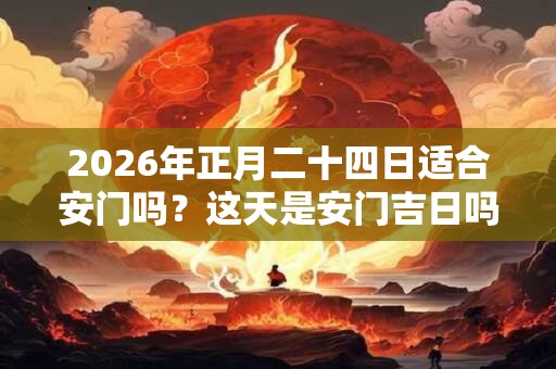 2026年正月二十四日适合安门吗？这天是安门吉日吗？