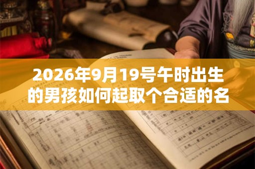 2026年9月19号午时出生的男孩如何起取个合适的名字和五行属性 2026年9月19号午时出生的男孩如何起取个合适的名字和五行属性