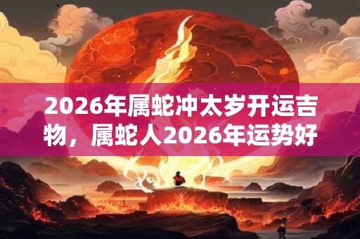 2026年属蛇冲太岁开运吉物，属蛇人2026年运势好吗？