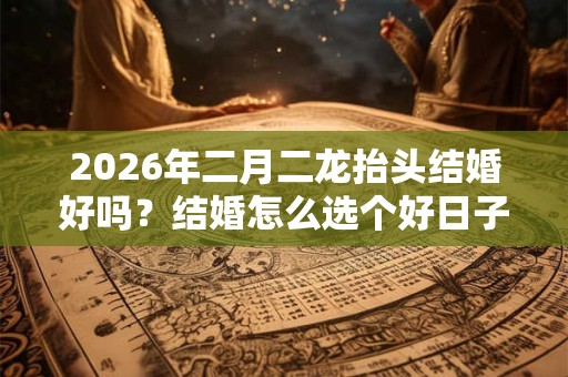 2026年二月二龙抬头结婚好吗？结婚怎么选个好日子？