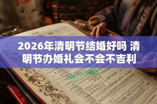 2026年清明节结婚好吗 清明节办婚礼会不会不吉利