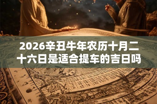 2026辛丑牛年农历十月二十六日是适合提车的吉日吗？