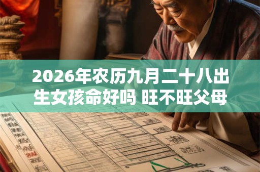 2026年农历九月二十八出生女孩命好吗 旺不旺父母