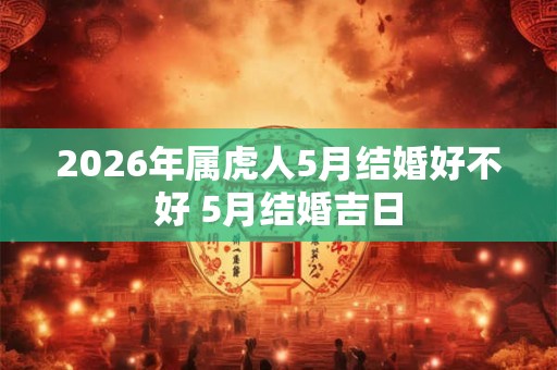 2026年属虎人5月结婚好不好 5月结婚吉日