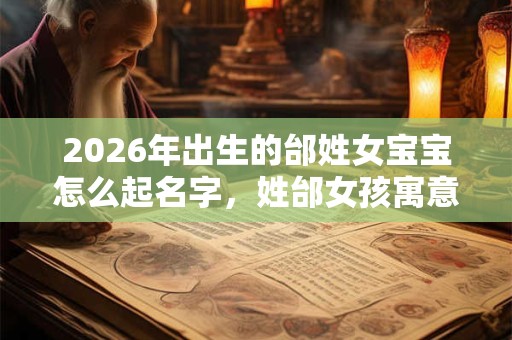 2026年出生的邰姓女宝宝怎么起名字，姓邰女孩寓意好的名字