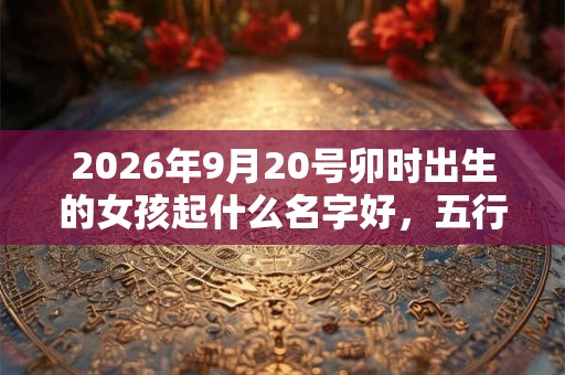 2026年9月20号卯时出生的女孩起什么名字好,五行属什么 2026年9月20号卯时出生的女孩起什么名字好,五行属什么