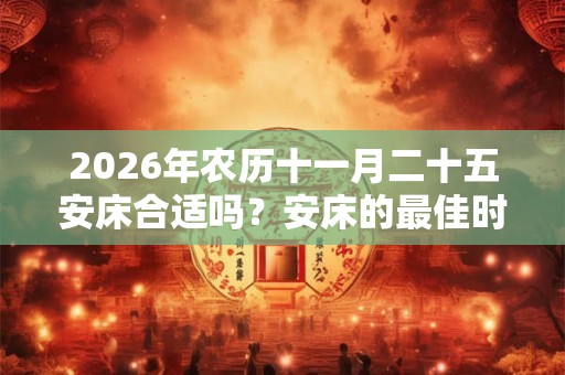 2026年农历十一月二十五安床合适吗？安床的最佳时间？