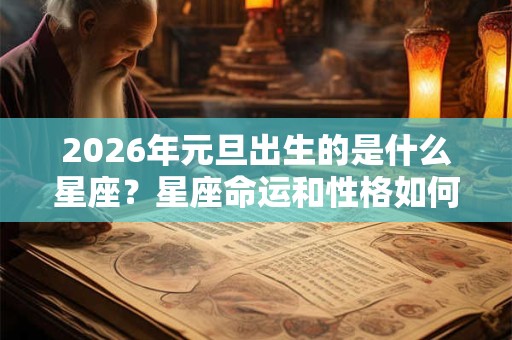 2026年元旦出生的是什么星座？星座命运和性格如何？