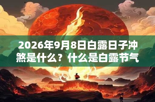 2026年9月8日白露日子冲煞是什么？什么是白露节气？