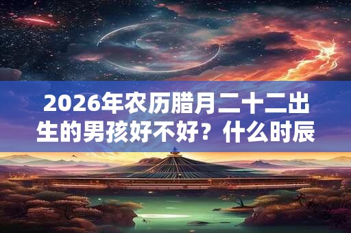 2026年农历腊月二十二出生的男孩好不好？什么时辰出生命好？