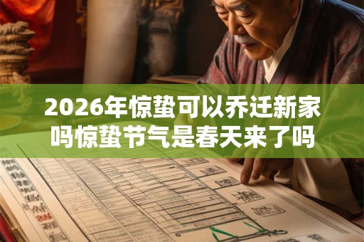 2026年惊蛰可以乔迁新家吗惊蛰节气是春天来了吗