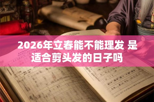 2026年立春能不能理发 是适合剪头发的日子吗 2026年立春能不能理发 是适合剪头发的日子吗