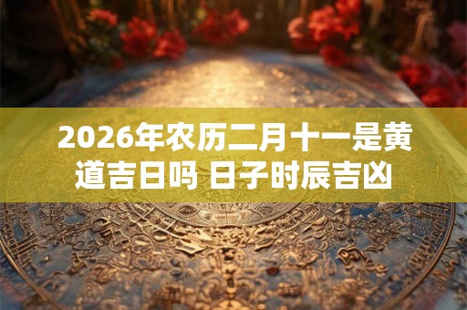 2026年农历二月十一是黄道吉日吗 日子时辰吉凶 2026年农历二月十一是黄道吉日吗 日子时辰吉凶