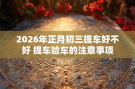 2026年正月初三提车好不好 提车验车的注意事项 2026年正月初三提车好不好 提车验车的注意事项