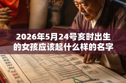 2026年5月24号亥时出生的女孩应该起什么样的名字 2026年5月24号亥时出生的女孩应该起什么样的名字
