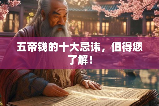 五帝钱的十大忌讳，值得您了解！
