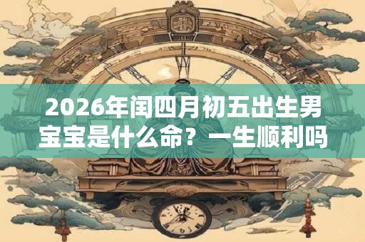 2026年闰四月初五出生男宝宝是什么命？一生顺利吗？