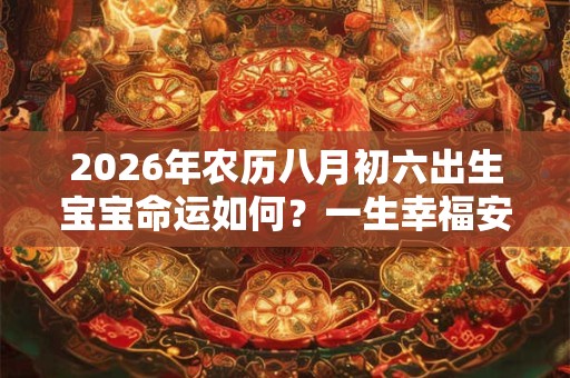 2026年农历八月初六出生宝宝命运如何？一生幸福安康吗？