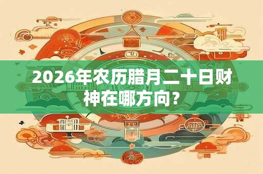 2026年农历腊月二十日财神在哪方向？