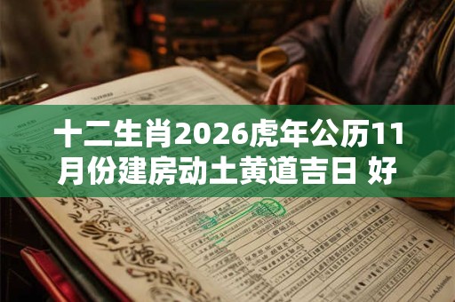 十二生肖2026虎年公历11月份建房动土黄道吉日 好日子查询