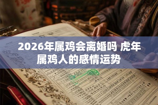 2026年属鸡会离婚吗 虎年属鸡人的感情运势