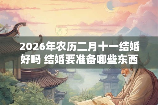 2026年农历二月十一结婚好吗 结婚要准备哪些东西