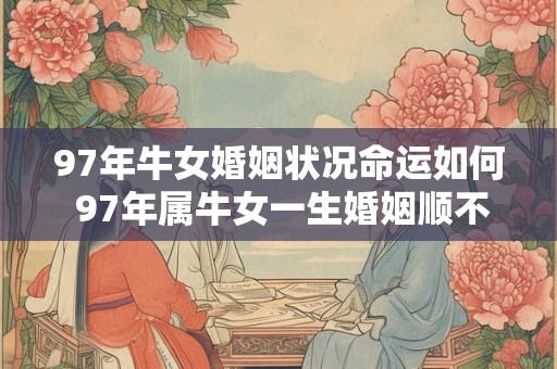 97年牛女婚姻状况命运如何 97年属牛女一生婚姻顺不顺