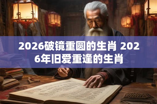 2026破镜重圆的生肖 2026年旧爱重逢的生肖