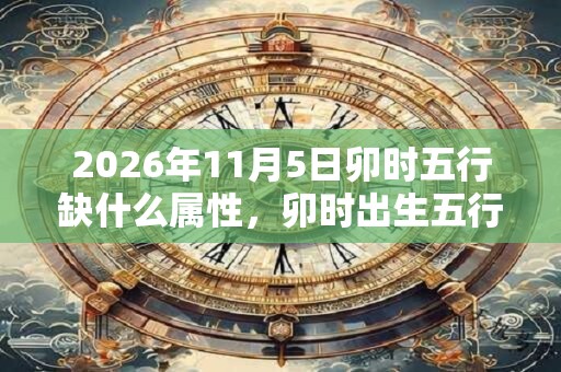 2026年11月5日卯时五行缺什么属性，卯时出生五行缺什么