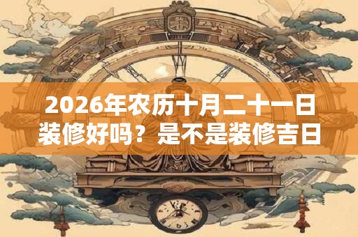 2026年农历十月二十一日装修好吗？是不是装修吉日？