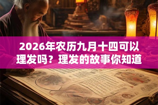 2026年农历九月十四可以理发吗？理发的故事你知道吗？