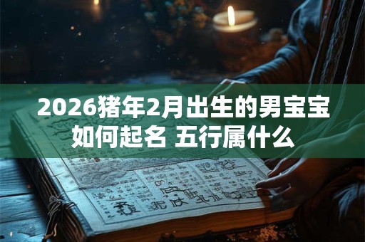 2026猪年2月出生的男宝宝如何起名 五行属什么