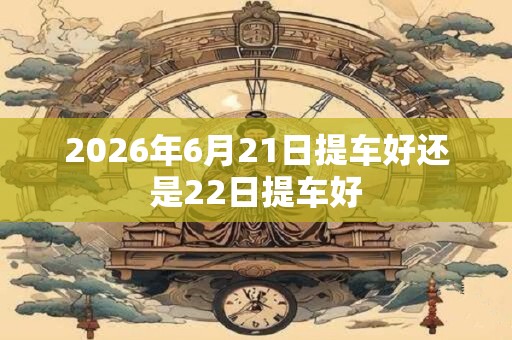 2026年6月21日提车好还是22日提车好