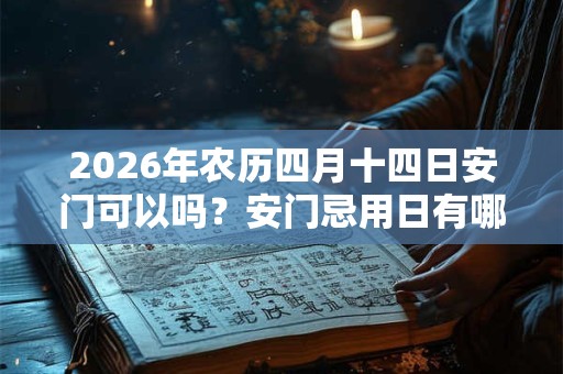 2026年农历四月十四日安门可以吗？安门忌用日有哪些？